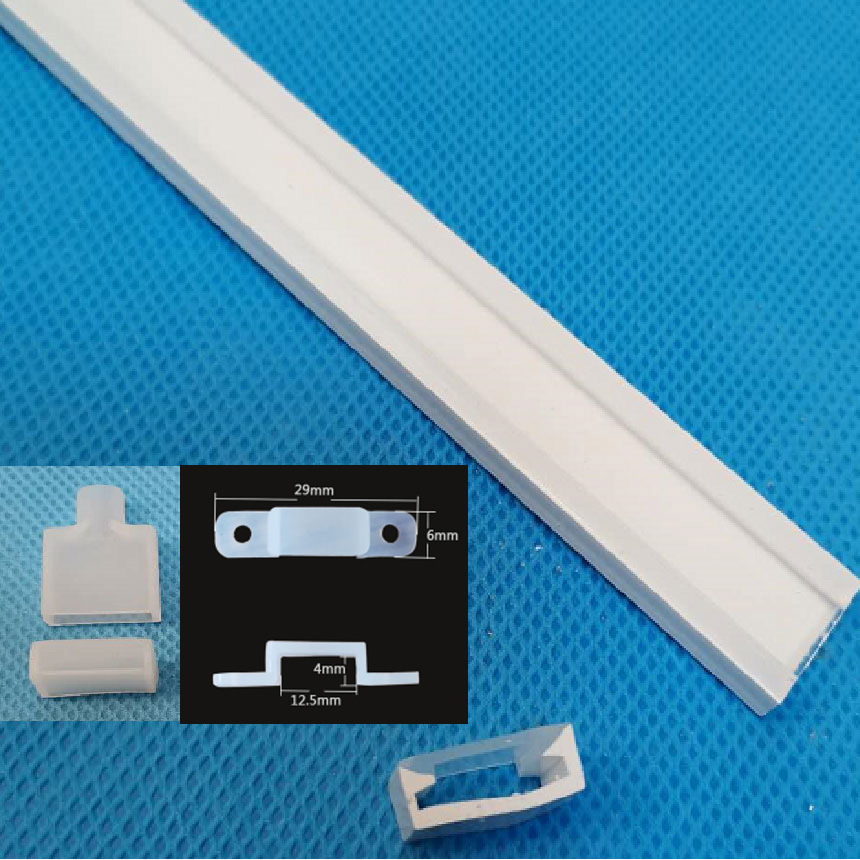 16.4ft/roll 5*13mm 120° Top Emitting Anti-glare Silicone Sleeve Flexible LED Neon Tube For 10mm LED Light Strips